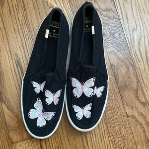 Keds x Kate Spade collab Butterfly Slip On Women’s Size 8.5